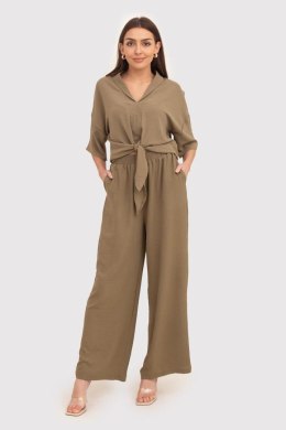 Spodnie Damskie Model TRA038 Khaki - Ax Paris - XL
