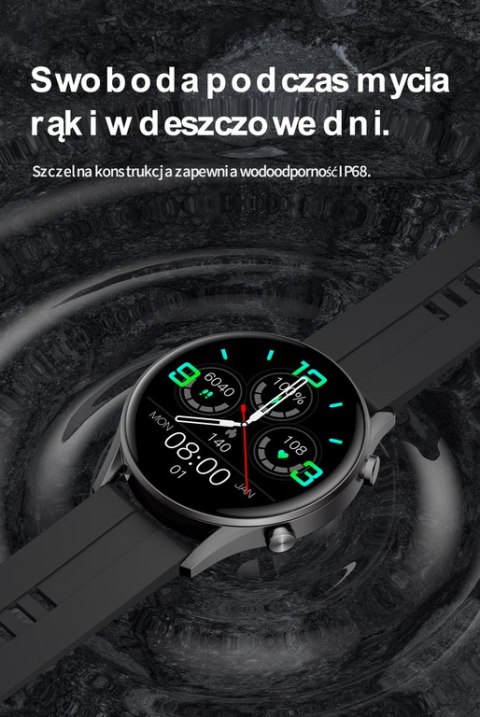 SMARTWATCH MĘSKI G. Rossi SW019-3 black/red (sg014c) PROWADZENIE ROZMÓW SMARTWATCH MĘSKI G. Rossi SW019-3 black/red (sg014c) PROWADZENIE ROZMÓW