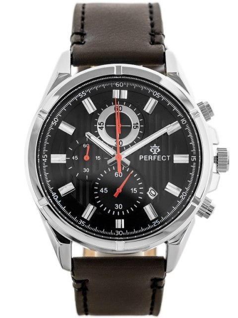 ZEGAREK MĘSKI PERFECT CH03L - CHRONOGRAF (zp352c) + BOX ZEGAREK MĘSKI PERFECT CH03L - CHRONOGRAF (zp352c) + BOX