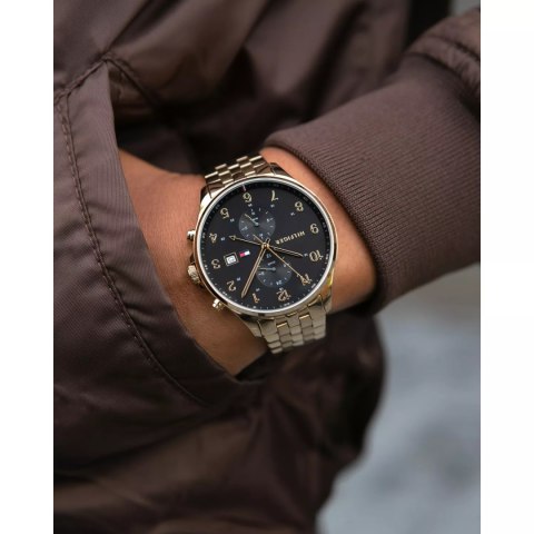 ZEGAREK MĘSKI TOMMY HILFIGER 1791708 WEST (zf018b) + BOX ZEGAREK MĘSKI TOMMY HILFIGER 1791708 WEST (zf018b) + BOX