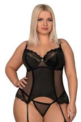 Komplet Gorset Model Amallie Black - Obsessive - S/M