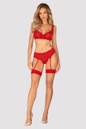 Komplet Model Amor Cherris 3cz Red - Obsessive - L/XL