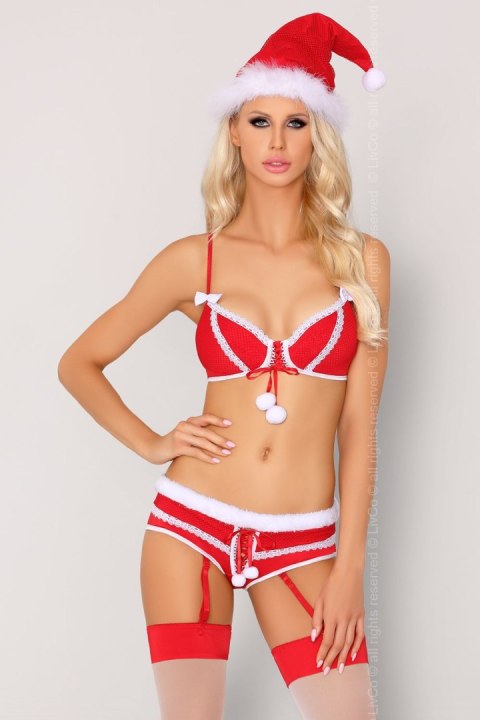 Komplet Model Emeryn Red - Livia Corsetti Fashion - L/XL