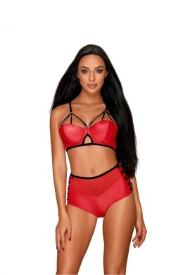 Komplet Model Leatheria 2cz Red - Obsessive - L/XL