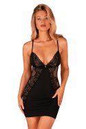 Komplet Model Maderris Chemise Black - Obsessive - M/L