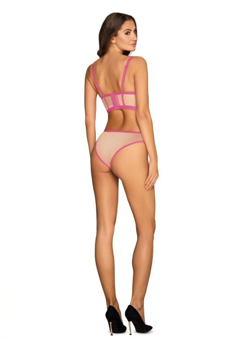 Komplet Model Nudelia 2cz Beige/Pink - Obsessive - S/M Komplet Model Nudelia 2cz Beige/Pink - Obsessive - S/M