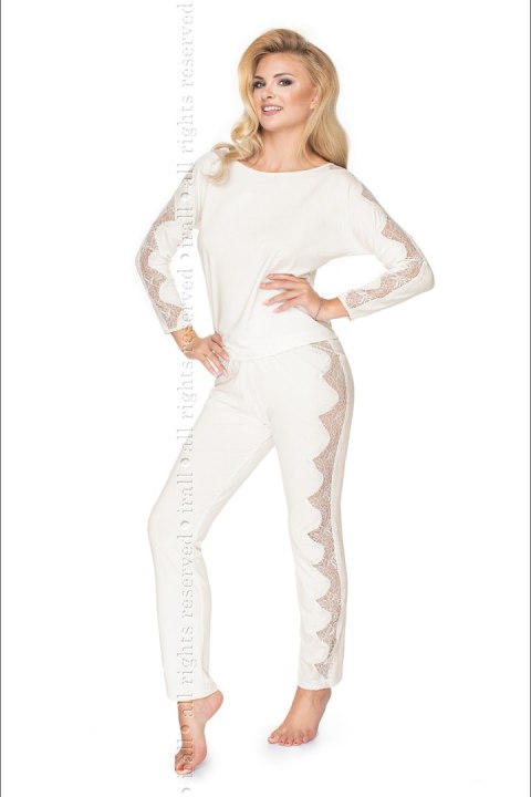 Piżama Damska Model Pandora Ecru - Irall - XXL Piżama Damska Model Pandora Ecru - Irall - XXL