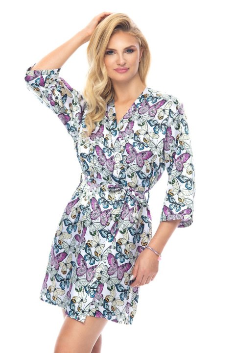 Szlafrok Damski Model Dilara Butterflies - Irall - XXL