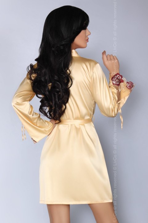Szlafrok Model Parllie Gold - Livia Corsetti Fashion - S/M Szlafrok Model Parllie Gold - Livia Corsetti Fashion - S/M