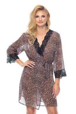 Szlafrok Model Yamila Leopard - Irall - M