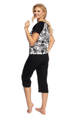 Piżama Damska Model Benita Grafit/Black - Irall - s