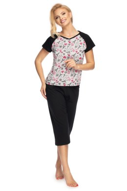 Piżama Damska Model Consuela Grey/Black - Irall - M