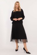 Sukienka Komplet Model MI-KMPL-24266.65P Black - Italy Moda - uniwersalny