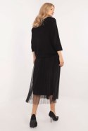Sukienka Komplet Model MI-KMPL-24266.65P Black - Italy Moda - uniwersalny