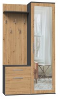 Garderoba Duo DUO ANTRACYT ARTISAN Garderoba Duo DUO ANTRACYT ARTISAN