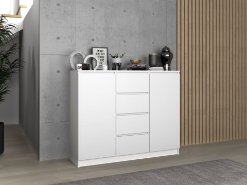 Komoda Malwa 2D4S/120 BIAŁY Komoda Malwa 2D4S/120 BIAŁY