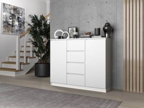 Komoda Malwa 2D4S/120 BIAŁY Komoda Malwa 2D4S/120 BIAŁY