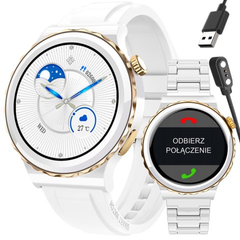 SMARTWATCH DAMSKI Rubicon RNCE92 - WYKONYWANIE POŁĄCZEŃ, CERAMIKA (sr038d) SMARTWATCH DAMSKI Rubicon RNCE92 - WYKONYWANIE POŁĄCZEŃ, CERAMIKA (sr038d)