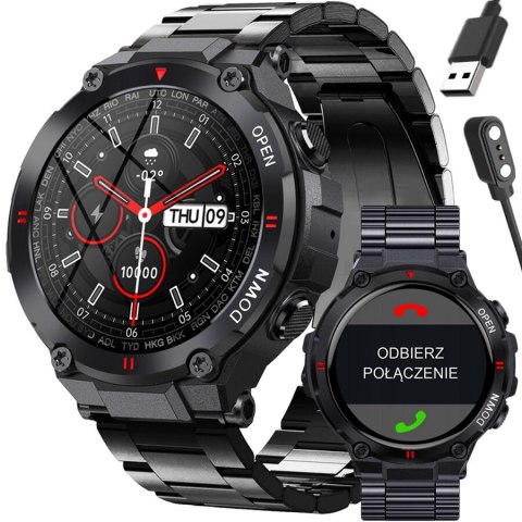 SMARTWATCH MĘSKI GRAVITY GT7-2 - WYKONYWANIE POŁĄCZEŃ (sg016b) SMARTWATCH MĘSKI GRAVITY GT7-2 - WYKONYWANIE POŁĄCZEŃ (sg016b)