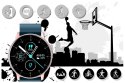 SMARTWATCH UNISEX GRAVITY GT1-4 - PULSOMETR, WŁASNE TARCZE (sg015d) SMARTWATCH UNISEX GRAVITY GT1-4 - PULSOMETR, WŁASNE TARCZE (sg015d)