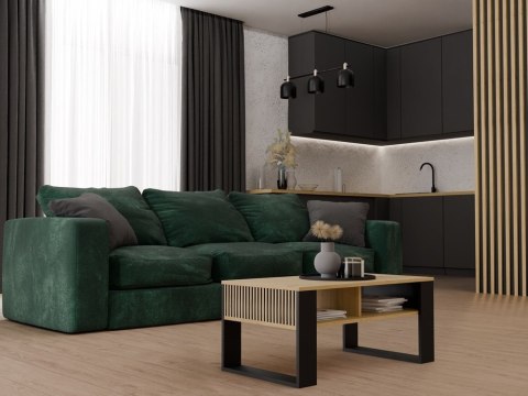 Ława Modern 2P SLIM DĄB ARTISAN CZARNY Ława Modern 2P SLIM DĄB ARTISAN CZARNY