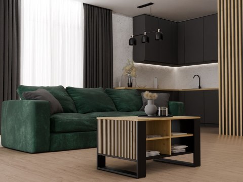 Ława Modern 4P SLIM DĄB ARTISAN CZARNY Ława Modern 4P SLIM DĄB ARTISAN CZARNY