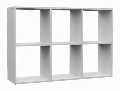 Regał Malax 2X3 BIAŁY Regał Malax 2X3 BIAŁY