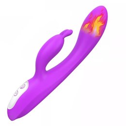 S-HANDE Naughty wibrator podgrzewany z 9 trybami wibracji Purple (P1)