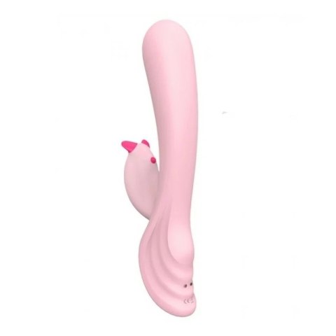 S-HANDE Plume wibrator typu króliczek z 9 trybami wibracji Light Pink (P1)
