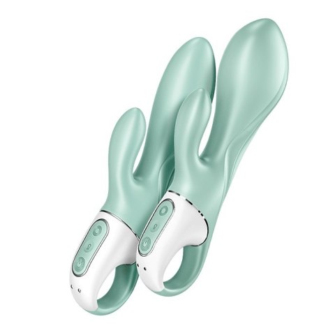 Satisfyer Air Pump Bunny 5+ wibrator z pompką Mint (P1) Satisfyer Air Pump Bunny 5+ wibrator z pompką Mint (P1)