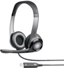 Słuchawki z mikrofonem Logitech H390 Czarny 981-000406 Słuchawki z mikrofonem Logitech H390 Czarny 981-000406