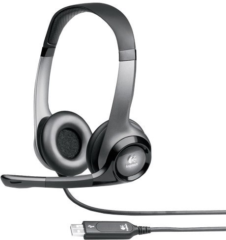 Słuchawki z mikrofonem Logitech H390 Czarny 981-000406 Słuchawki z mikrofonem Logitech H390 Czarny 981-000406