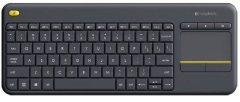 Klawiatura Bezprzewodowa LOGITECH K400 Plus Czarny Klawiatura Bezprzewodowa LOGITECH K400 Plus Czarny