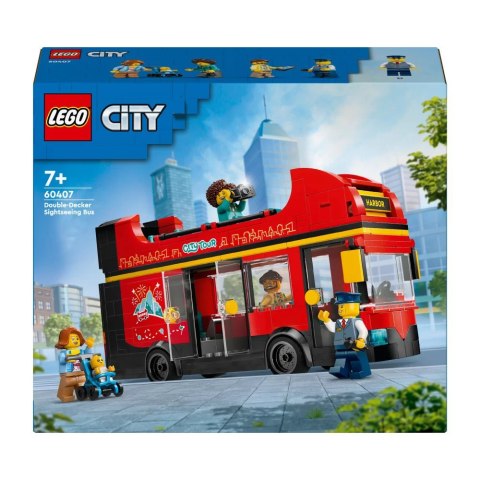 LEGO 60407 CITY - Czerwony, piętrowy autokar LEGO 60407 CITY - Czerwony, piętrowy autokar