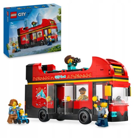 LEGO 60407 CITY - Czerwony, piętrowy autokar LEGO 60407 CITY - Czerwony, piętrowy autokar
