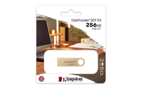 Pendrive KINGSTON Data Traveler DTSE9G3 (256 GB /Złoty ) Pendrive KINGSTON Data Traveler DTSE9G3 (256 GB /Złoty )