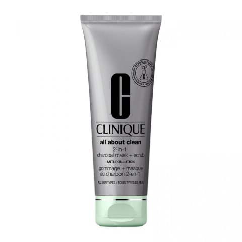 Clinique All About Clean 2-in-1 Charcoal Mask + Scrub oczyszczająca maseczka do twarzy 100ml (P1) Clinique All About Clean 2-in-1 Charcoal Mask + Scrub oczyszczająca maseczka do twarzy 100ml (P1)