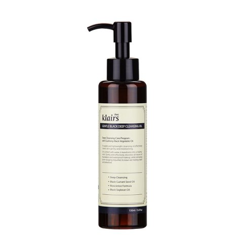 Klairs Gentle Black Deep Cleansing Oil olejek do mycia twarzy 150ml (P1) Klairs Gentle Black Deep Cleansing Oil olejek do mycia twarzy 150ml (P1)