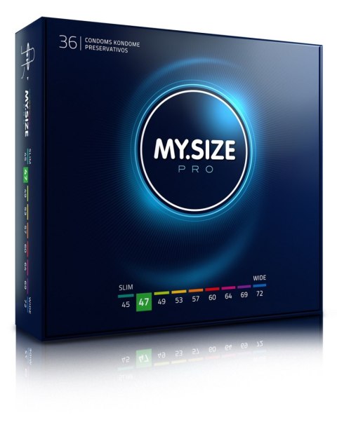 MY.SIZE PRO Condoms prezerwatywy 47mm 36szt (P1) MY.SIZE PRO Condoms prezerwatywy 47mm 36szt (P1)