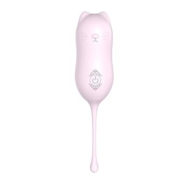 S-HANDE Miaou-RTC wibrator zdalnie sterowany z 9 trybami wibracji w kształcie kota Light Pink (P1)