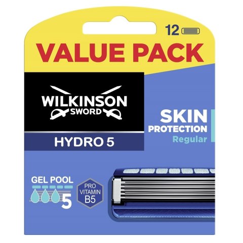 Wilkinson Hydro 5 Skin Protection Regular zapasowe ostrza do maszynki do golenia dla mężczyzn 12szt (P1) Wilkinson Hydro 5 Skin Protection Regular zapasowe ostrza do maszynki do golenia dla mężczyzn 12szt (P1)