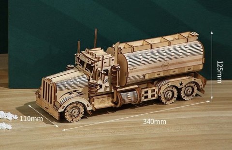 DREWNIANE PUZZLE 3D CIĘŻARÓWKA CYSTERNA DIY 14+ FUEL TANK CAR DREWNIANE PUZZLE 3D CIĘŻARÓWKA CYSTERNA DIY 14+ FUEL TANK CAR