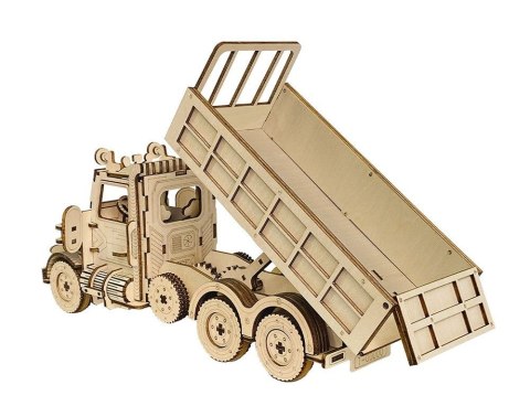 DREWNIANE PUZZLE 3D CIĘŻARÓWKA WYWROTKA DIY 14+ DREWNIANE PUZZLE 3D CIĘŻARÓWKA WYWROTKA DIY 14+