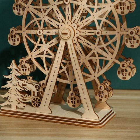 DREWNIANE PUZZLE 3D DIABELSKI MŁYN DIY DREWNIANE PUZZLE 3D DIABELSKI MŁYN DIY
