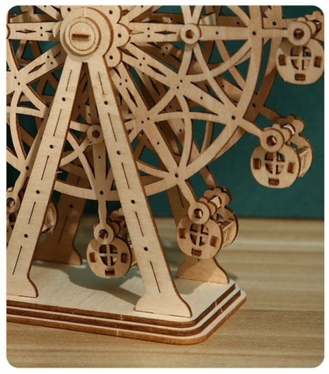 DREWNIANE PUZZLE 3D DIABELSKI MŁYN DIY DREWNIANE PUZZLE 3D DIABELSKI MŁYN DIY