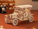 DREWNIANE PUZZLE 3D DIY RETRO SAMOCHÓD ZABYTKOWY 1910s DREWNIANE PUZZLE 3D DIY RETRO SAMOCHÓD ZABYTKOWY 1910s