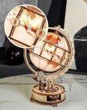 DREWNIANE PUZZLE 3D DIY ŚWIECĄCY GLOBUS Z LUPĄ - PODŚWIETLENIE - LAMPKA DREWNIANE PUZZLE 3D DIY ŚWIECĄCY GLOBUS Z LUPĄ - PODŚWIETLENIE - LAMPKA