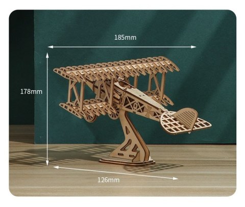 DREWNIANE PUZZLE MODEL 3D - SAMOLOT DIY DREWNIANE PUZZLE MODEL 3D - SAMOLOT DIY