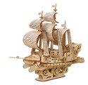 DREWNIANE PUZZLE MODEL 3D - STATEK DIY 7+ DREWNIANE PUZZLE MODEL 3D - STATEK DIY 7+