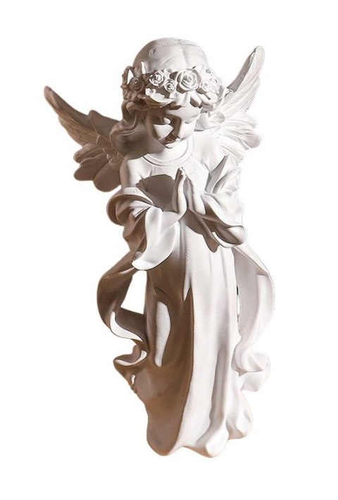 FIGURKA DEKORACYJNA ANIOŁ 20cm BIAŁY ANIOŁEK FIGURKA DEKORACYJNA ANIOŁ 20cm BIAŁY ANIOŁEK